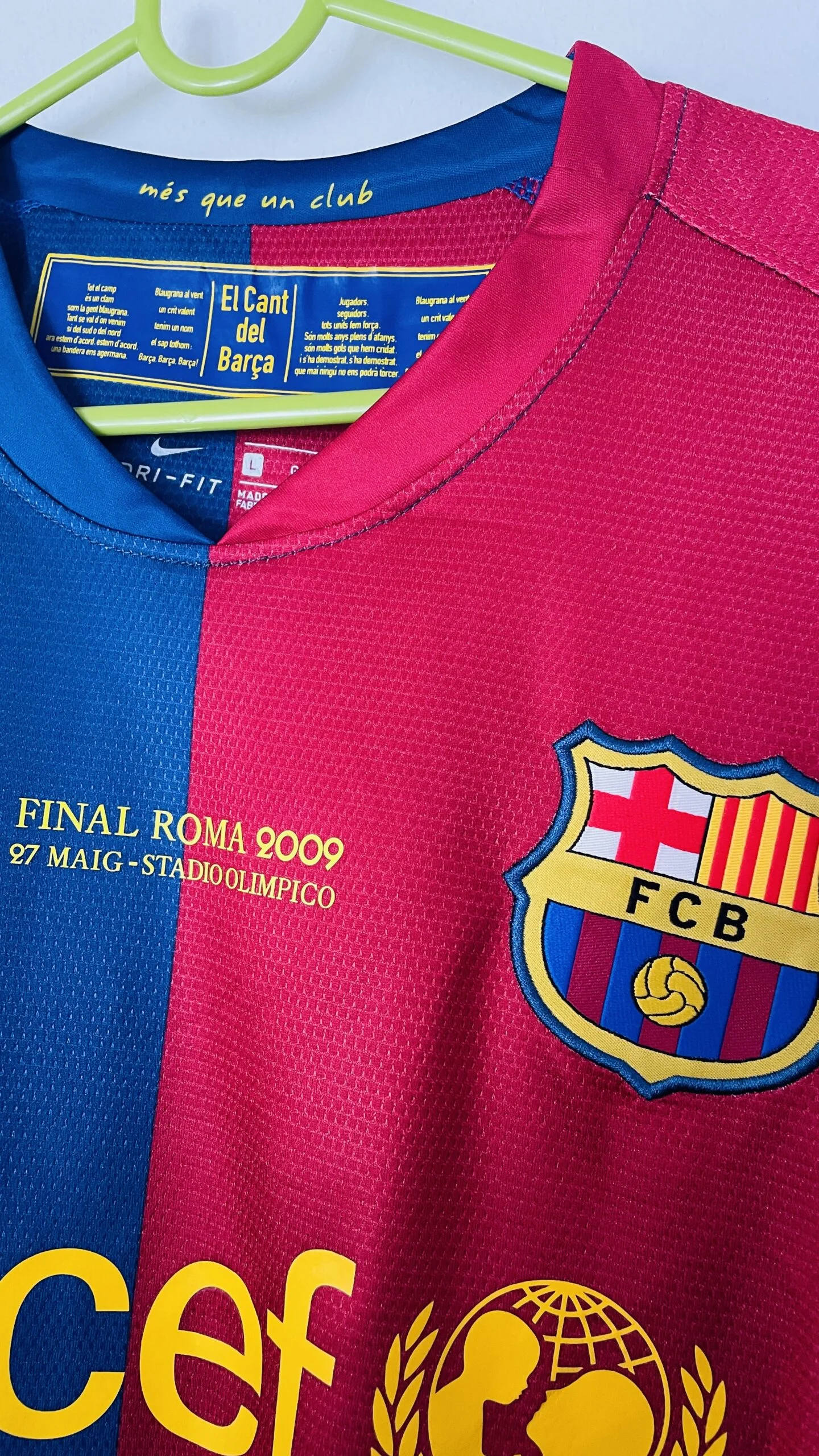 ⚡⚡ENVÍO RÁPIDO - Camiseta FC Barcelona Retro Final 2009 Lionel Messi - Imagen 3