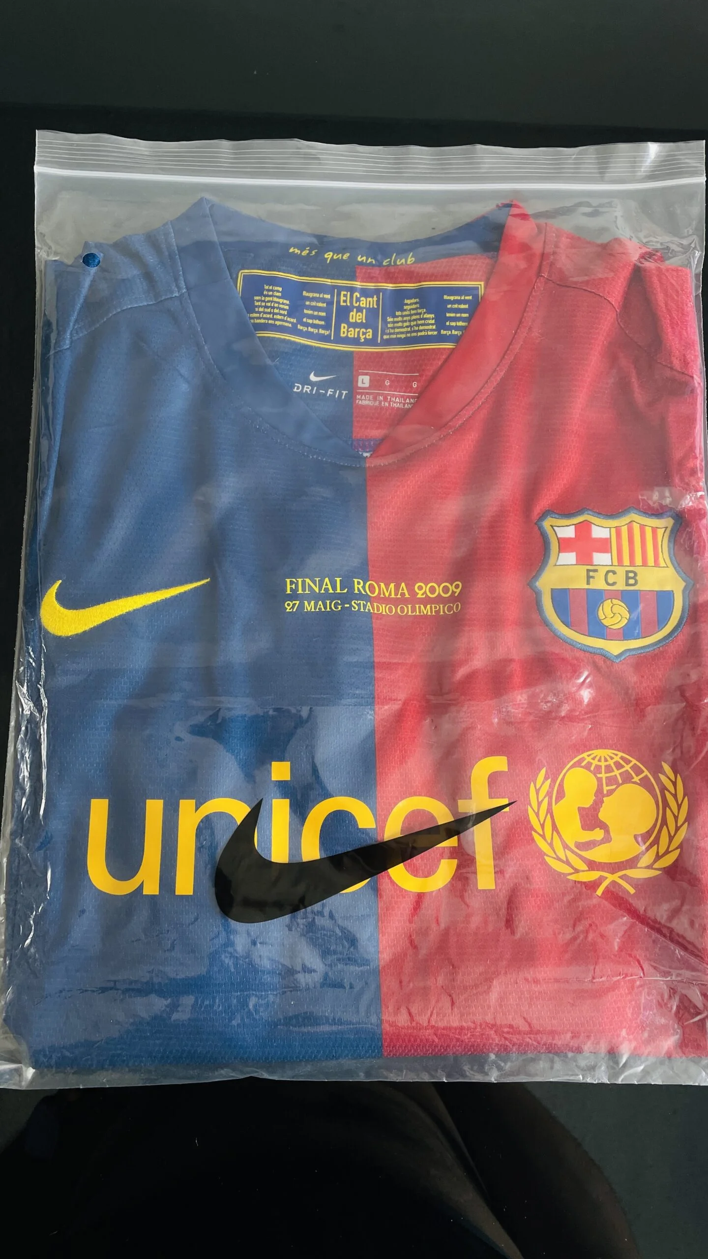 ⚡⚡ENVÍO RÁPIDO - Camiseta FC Barcelona Retro Final 2009 Lionel Messi - Imagen 4