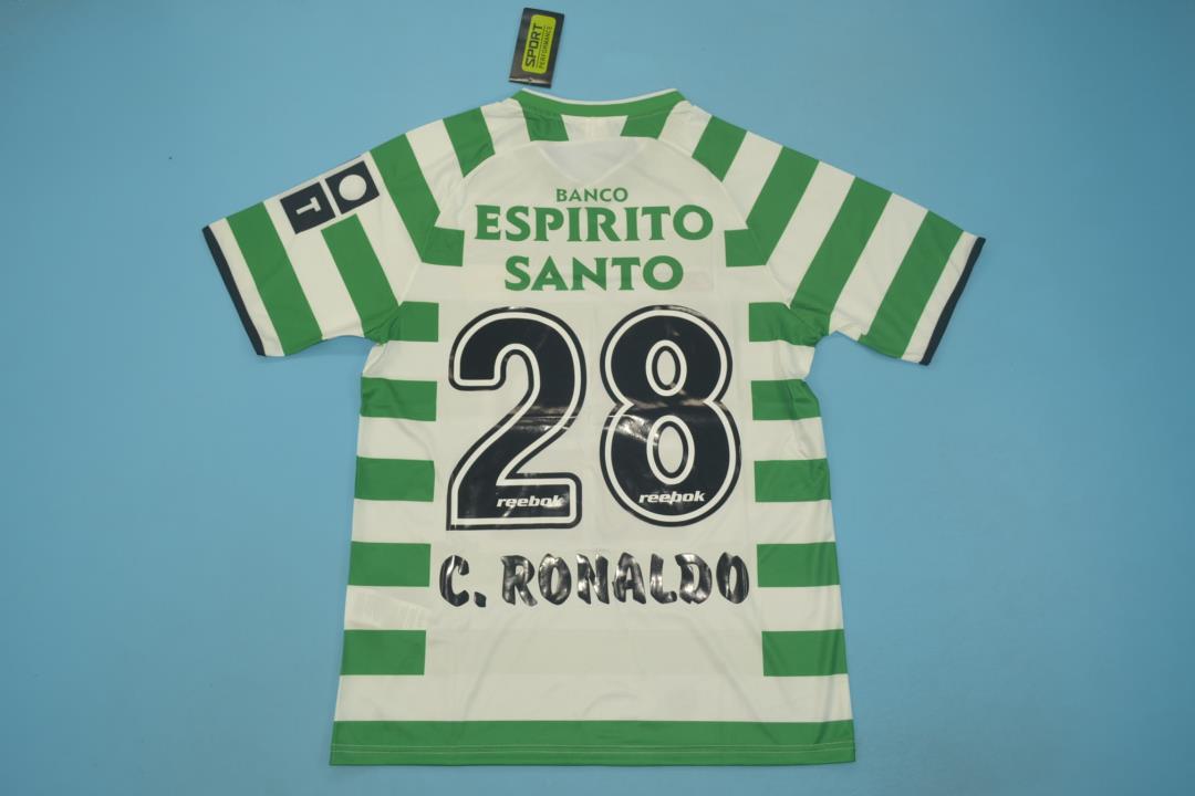 Camiseta Sporting Lisboa Retro 03/04 Local Cristiano Ronaldo – camisetardas