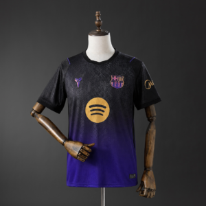 Nueva Camiseta FC Barcelona 26/27 Visitante Kobe Negro Morado