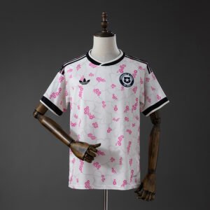Nueva Camiseta Chile Selección Chilena 2026 Visitante Blanca Desierto Florido